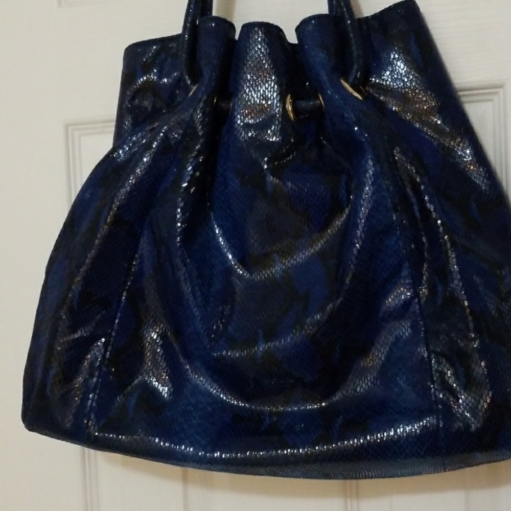Gianni Bini blue handbag - Picture 2 of 6